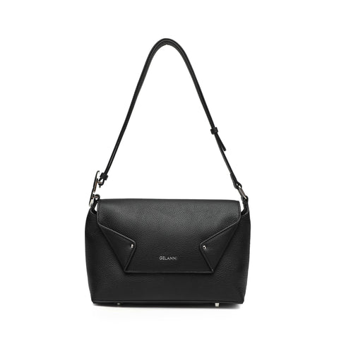 Puzzle Shoulder Bag - Black